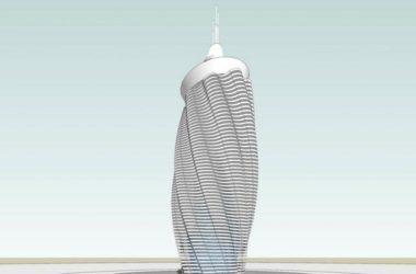 Sketchup办公模型|超高层办公楼,现代风格-BIM建筑网