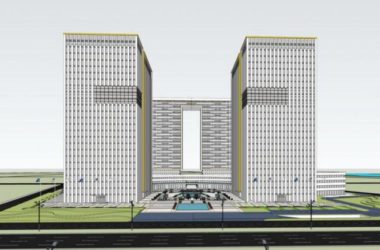 Sketchup办公模型|高层办公,现代风格-BIM建筑网
