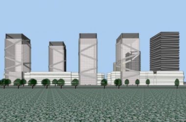 Sketchup办公模型|高层办公楼,现代风格-BIM建筑网