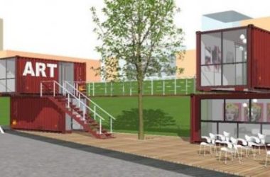 Sketchup商业模型|多层集装箱住宅,商业,现代风格-BIM建筑网