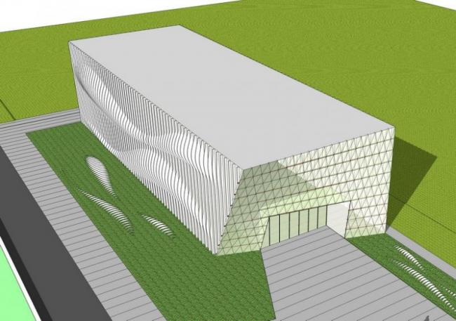 Sketchup文化模型|多层公园建筑,现代风格 Sketchup文化模型|多层公园建筑,现代风格