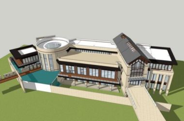 Sketchup商业模型|多层商业会所,现代风格-BIM建筑网