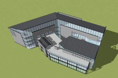 Sketchup商业模型|多层商业楼,新中式风格-BIM建筑网