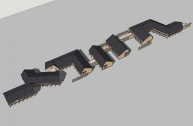 Sketchup商业模型|多层农场建筑,新古典风格-BIM建筑网