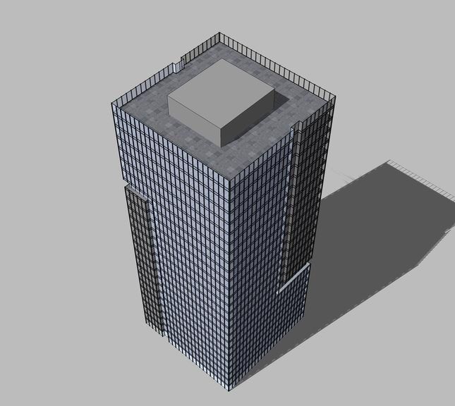 Sketchup办公模型|高层办公楼,现代风格 Sketchup办公模型|高层办公楼,现代风格