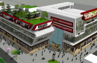 Sketchup商业模型|多层商场商业街,现代风格-BIM建筑网