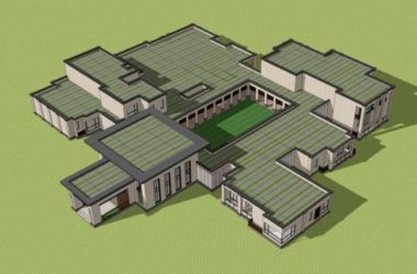 Sketchup商业模型|多层会所售楼处,现代风格-BIM建筑网