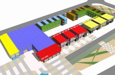 Sketchup办公模型|集装箱办公楼,现代风格-BIM建筑网