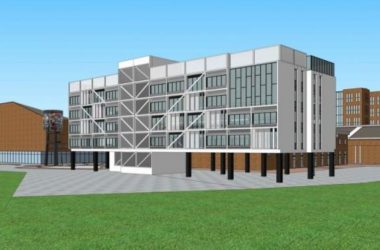 Sketchup办公模型|多层办公楼,现代风格-BIM建筑网