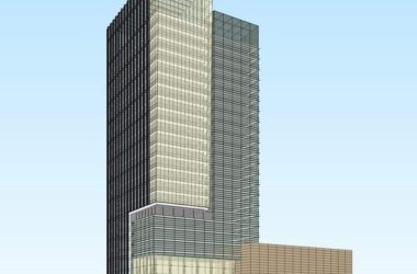 Sketchup办公模型|高层办公楼写字楼,现代风格-BIM建筑网