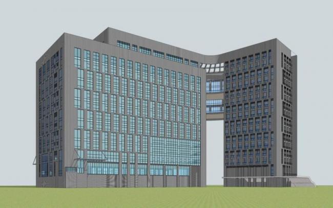Sketchup办公模型|高层办公楼,现代风格 Sketchup办公模型|高层办公楼,现代风格