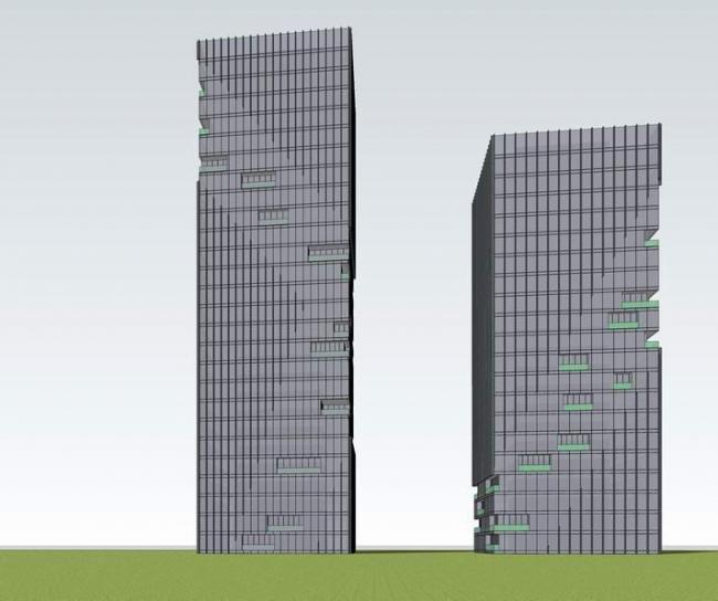 Sketchup办公模型|高层办公楼,现代风格 Sketchup办公模型|高层办公楼,现代风格