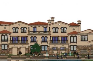 Sketchup住宅模型|多层住宅小区,地中海风格古典风格,居住建筑-BIM建筑网
