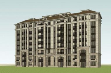 Sketchup住宅模型|中高层住宅,法式风格,古典风格-BIM建筑网