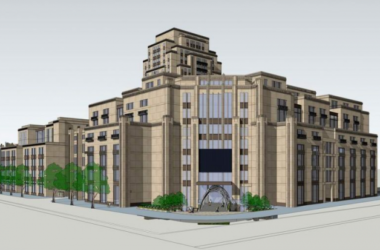 Sketchup办公模型|多层高层混合办公楼,新古典风格-BIM建筑网
