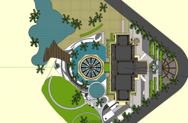 Sketchup商业模型|多层售楼处,会所,欧式风格,法式风格,古典-BIM建筑网