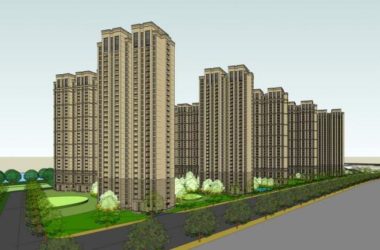 Sketchup住宅模型|高层住宅,居住,新古典风格风格-BIM建筑网