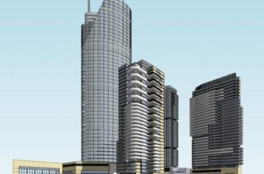 Sketchup办公模型|超高层办公楼,现代风格-BIM建筑网