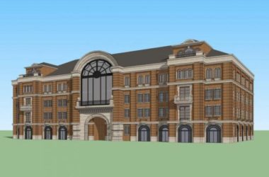 Sketchup商业模型|多层商业楼,英式风格,古典风格-BIM建筑网