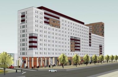 Sketchup住宅模型|多高层公寓宿舍楼,现代风格-BIM建筑网