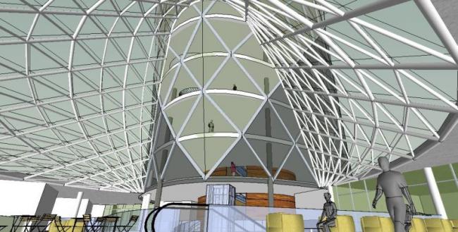 Sketchup办公模型|高层办公楼,现代风格 Sketchup办公模型|高层办公楼,现代风格