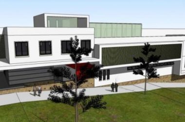 Sketchup办公模型|多层办公,坡地办公楼,现代风格-BIM建筑网