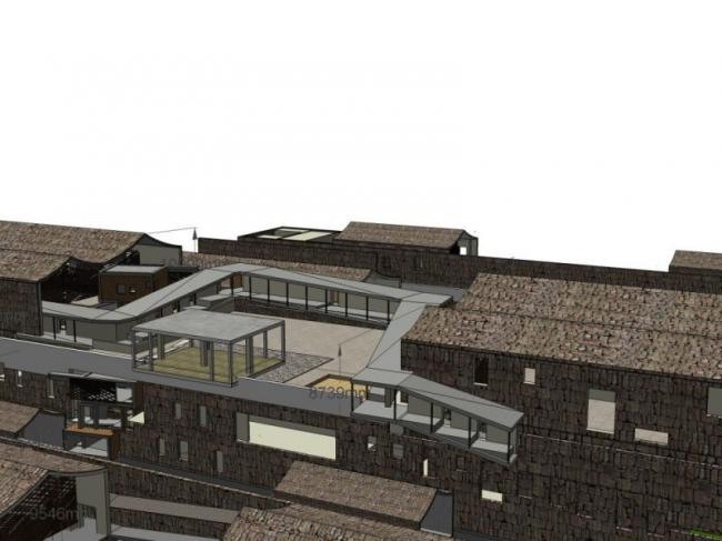 Sketchup酒店模型|多层旅馆,现代风格 Sketchup酒店模型|多层旅馆,现代风格