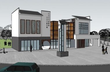 Sketchup商业模型|多层会所,现代中式风格-BIM建筑网