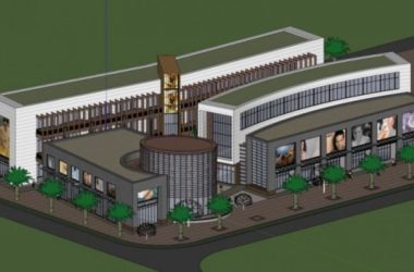 Sketchup商业模型|多层商业街会所,购物广场,现代风格-BIM建筑网