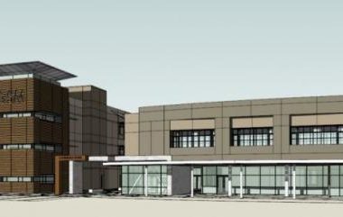 Sketchup学校模型|多层培训中心学校,校园教育建筑,现代风格-BIM建筑网