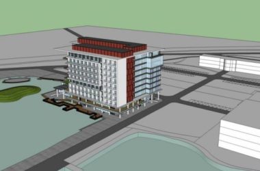 Sketchup学校模型|高层学校,校园教育建筑,现代风格-BIM建筑网