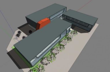 Sketchup商业模型|多层餐厅,现代风格-BIM建筑网