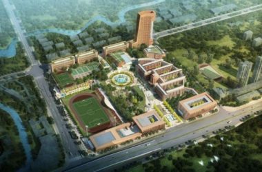 Sketchup学校模型|多高层学校中学,校园教育建筑,现代风格-BIM建筑网