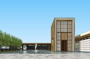 Sketchup商业模型|多层售楼处,现代风格-BIM建筑网