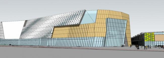 Sketchup商业模型|多层商城,现代风格 Sketchup商业模型|多层商城,现代风格