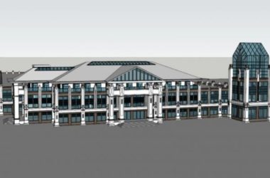 Sketchup商业模型|多层商业会所,现代风格,三层玻璃结构-BIM建筑网