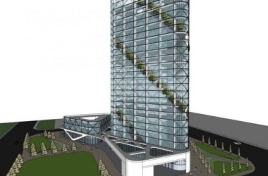 Sketchup商业模型|多高层商业综合体,现代风格-BIM建筑网