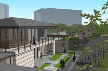 Sketchup商业模型|多层会所,现代中式风格-BIM建筑网