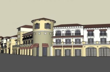Sketchup商业模型|多层商业街,欧式西班牙,古典风格-BIM建筑网