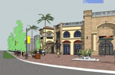Sketchup商业模型|多层商业建筑,西班牙风格,古典风格-BIM建筑网
