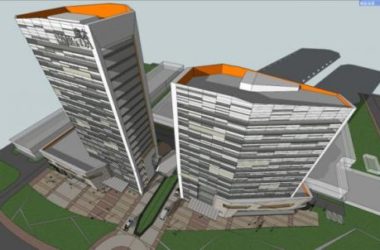 Sketchup商业模型|高层商业综合楼,现代风格-BIM建筑网
