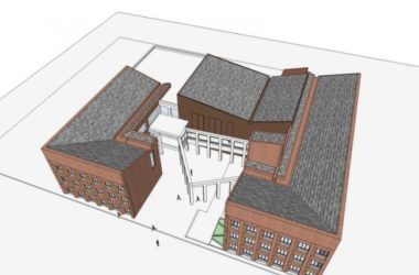 Sketchup办公模型|多层办公楼,现代风格-BIM建筑网