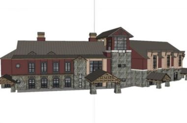 Sketchup商业模型|多层会所,欧式古典风格-BIM建筑网