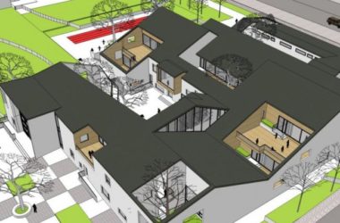 Sketchup学校模型|幼儿园,校园教育建筑,现代风格-BIM建筑网