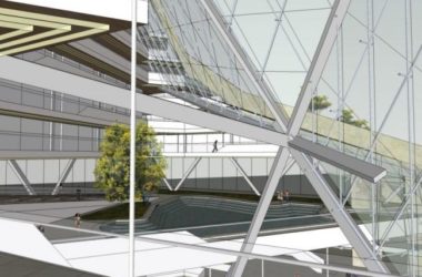 Sketchup办公模型|多高层办公楼,现代风格-BIM建筑网
