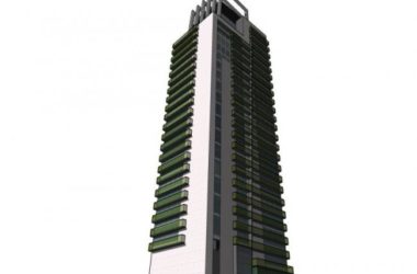 Sketchup办公模型|超高层办公楼,现代风格-BIM建筑网