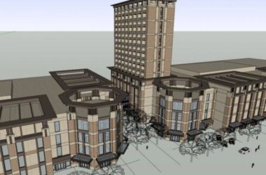 Sketchup商业模型|多层商业街,现代风格-BIM建筑网