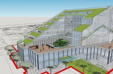 Sketchup办公模型|多层办公楼,现代风格-BIM建筑网