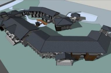 Sketchup商业模型|多层商业会所,现代中式风格-BIM建筑网