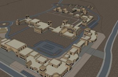 Sketchup商业模型|商业街,古典风格-BIM建筑网
